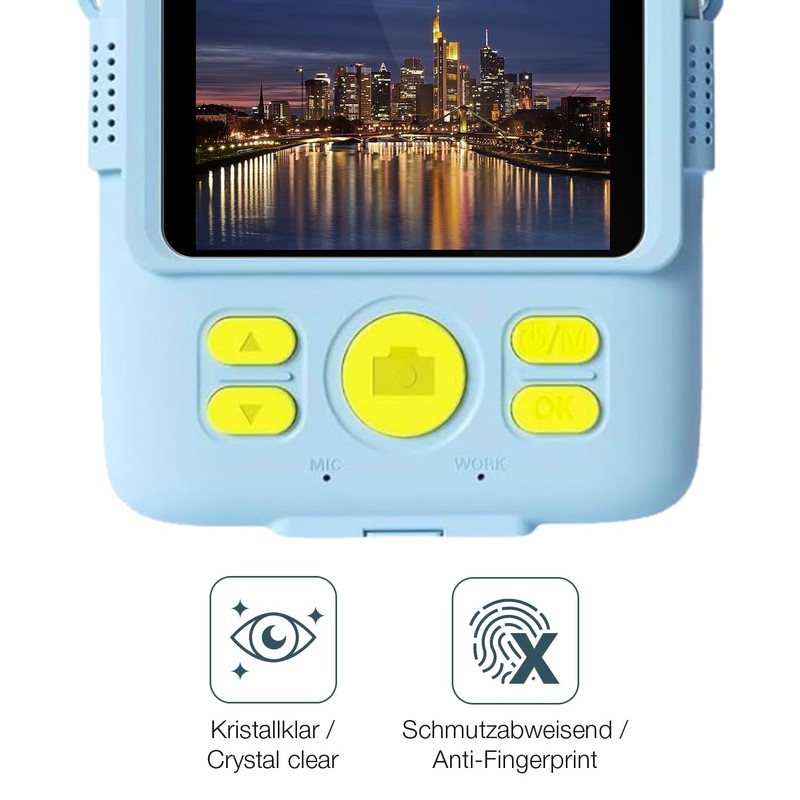 dipos I 4x Protective Film Clear Suitable for GKTZ P200-L