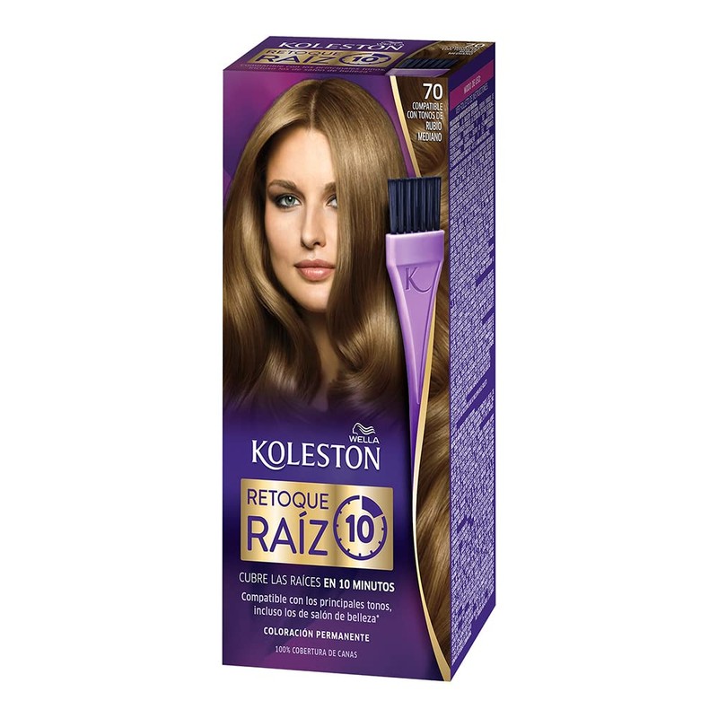 Koleston Tinte Retoque de Raíz Permanente 70 Rubio Mediano, 70
