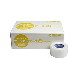 Daiwakan Surgical Tape, Plastic, Transparent Type, For Doctors, 1.0 inches (25 mm) x 3.5 ft (9 m) x 12 Rolls