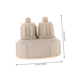 Mobestech 4Pcs Quick Screw Cap for DIY Reactor Easy to Use Aquarium Bottle System for Plant Air Material Compatible with DIY Setups