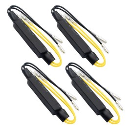ANCLLO 4PCS 12V 21W LED Load Resistor Motorcycle Turn Signal Indicator Light Decoder Fix Error Accessories