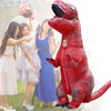 T Rex Costume Reinforced Stitching Durable Waterproof Dinosaur Blow Up