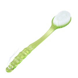 Byttlerom Long Handled Body Bath Shower Back Brush Scrubber Massager Disability Helper Green