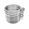 20PCS 55MM Silver Metal Curtain Ring with Eyelet and 20pcs