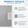 2-Pack W10169961A Hood Vent Grease Filter 10.5" X 12" Microwave