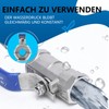 304 Stainless Steel Ball Valve, DN20 3/4 Inch Two-Piece Ball