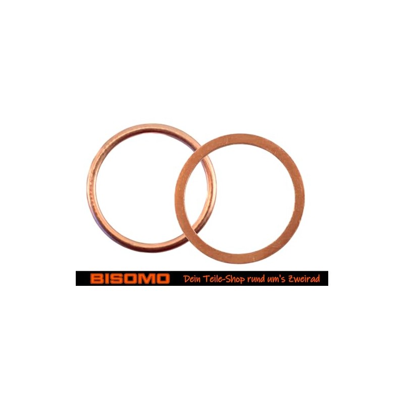 Manifold Nut Seal Set Copper Hollow + Solid 28 x