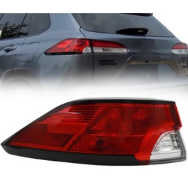 Replacement For Toyota 2022 2023 2024 Corolla Cross Taillight Assembly L/LE Model Left/Driver Side, LED with Bulb DOT/SAE Compliant, TO2804163,81560-0A160
