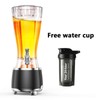 TarnorLer LED Beverage Dispenser with Bluetooth (black)