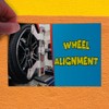 Decal Stickers Multiple Sizes Wheel Alignment Advertising Printing F Industrial