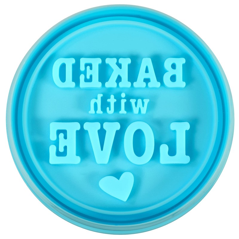 R&M International 0412 Baked with Love Pastry and Cookie Stamper,