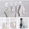 Navoys Set of 12 Suction Cup Hooks, Premium PVC Cups