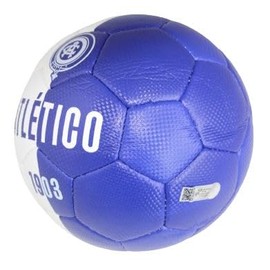 ATLETICO DE MADRID Football with Crest 1903 2nd Team Size 5 Circumference 68-69 cm White and Blue