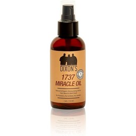 Dixon's 1737 Miracle Oil, Natural Organic Beard, Scalp, Hair Oil for Softening, Shine, Breakage Reduction, Scalp Hydration Organic Nourishment (2 fl Oz)