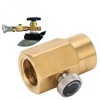 CO2 Cylinder Cartridge Adapter Household Soda Bottle Brass Refill Connector