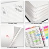 Graph Paper Notebook, 312 Numbered Pages Large A4 Hardcover Leather