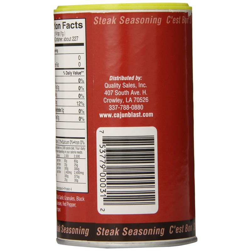Cajun Blast Steak Seasoning, 8 Ounce