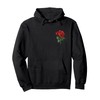Red Rose Graphic Pullover Hoodie