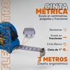 Flexometro 5 metros | Cinta Metrica de 1" - Herramientas
