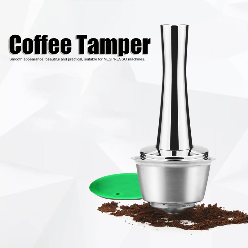 41mm Capsule Coffee Powder Hammer Tamper Stainless Steel Coffee Press