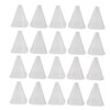 20Pcs Garden Cloche Frost Protection Transparent Rectangular Reusable Cloche Plant