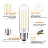 AIELIT Dimmable T10 LED Bulbs, 5000K Daylight T30 LED Tubular