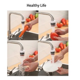 3 Pack Water Filters - Magnet & Activated Carbon Purification for Standard Sink Faucets