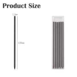 JEOPKO 30Pcs Pencil Refills for Architect Construction Building Joiners Pencil Replacement Woodworking Marking Scribe Tools