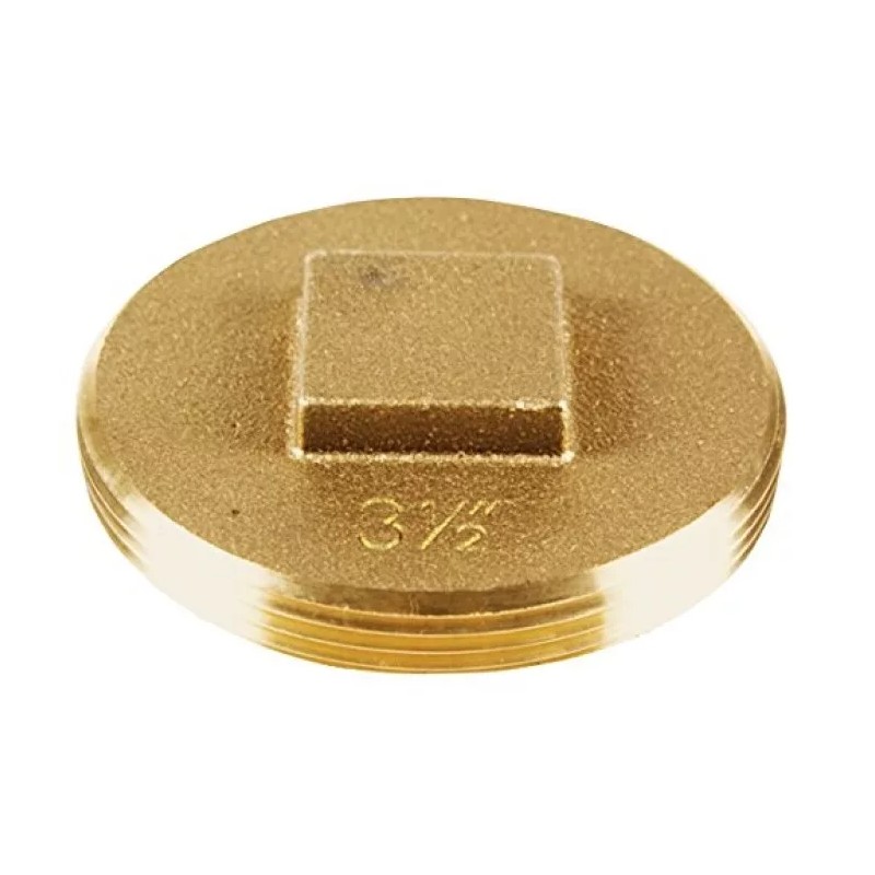 Oatey 42373 185 Brass Cleanout Plug, 3-1/2-Inch