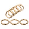 8PCS Round Rings Spring Trigger Hook for Handbag Purse Shoulder