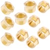 AOPANDA Brass Hex Bushing Reducer, 3/4 NPT Male X 1/2