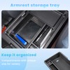 Neepiar 4PCS Center Console Organizer Compatible with 2023 2024 2025