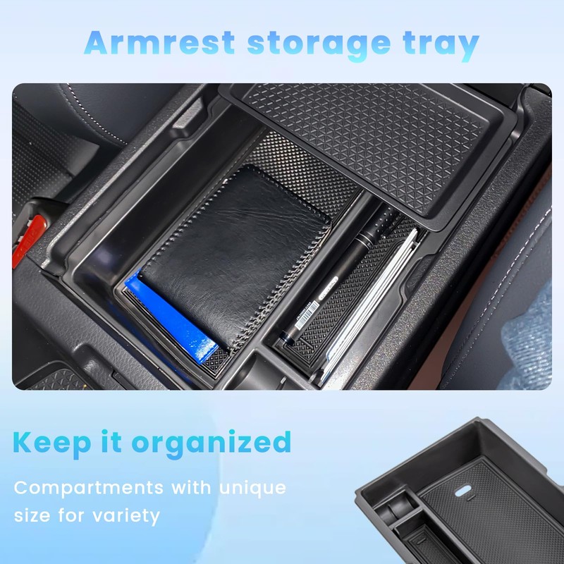 Neepiar 4PCS Center Console Organizer Compatible with 2023 2024 2025