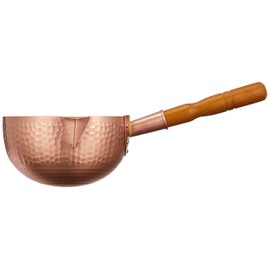 Marushin Copperware, Boujou Pot, Pure Copper, 7.1 inches (18 cm), Unlined Interior