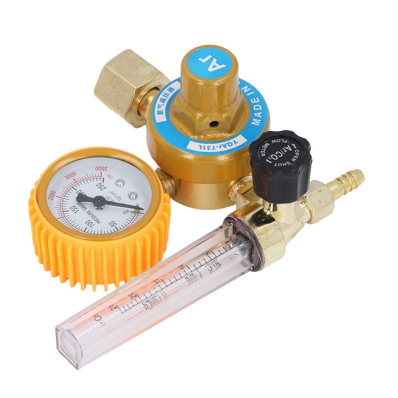 Argon Gas Regulator 0 To 3500psi Aluminum Alloy TIG Flow