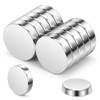 Wukong 15x4mm Round Strong Magnets, 10 Pack Small Fridge Magnets