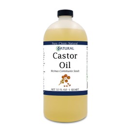Zatural Castor Oil-Ricinus Communis-100% Pure, Clean Castor Oil(32 Ounce)