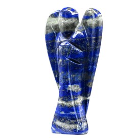 Lapis Lazuli Angel - Lapis Lazuli Crystal Angel and Pocket Guardian Angel Crystal Figurines (3 inches)