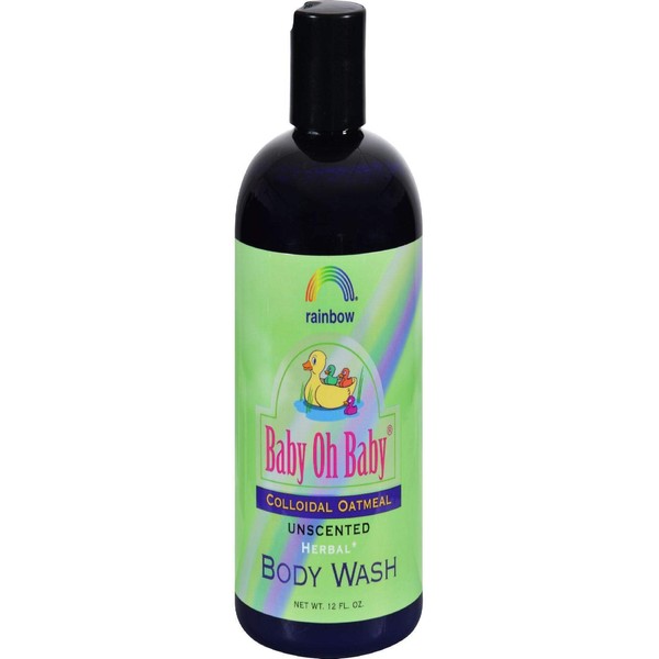 Rainbow Research Baby Oh Baby Colloidal Oat Body Wash Unscented 12 oz Liquid