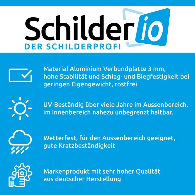 Sign "Parking Only for guests" Portrait 300 x 200 MM,