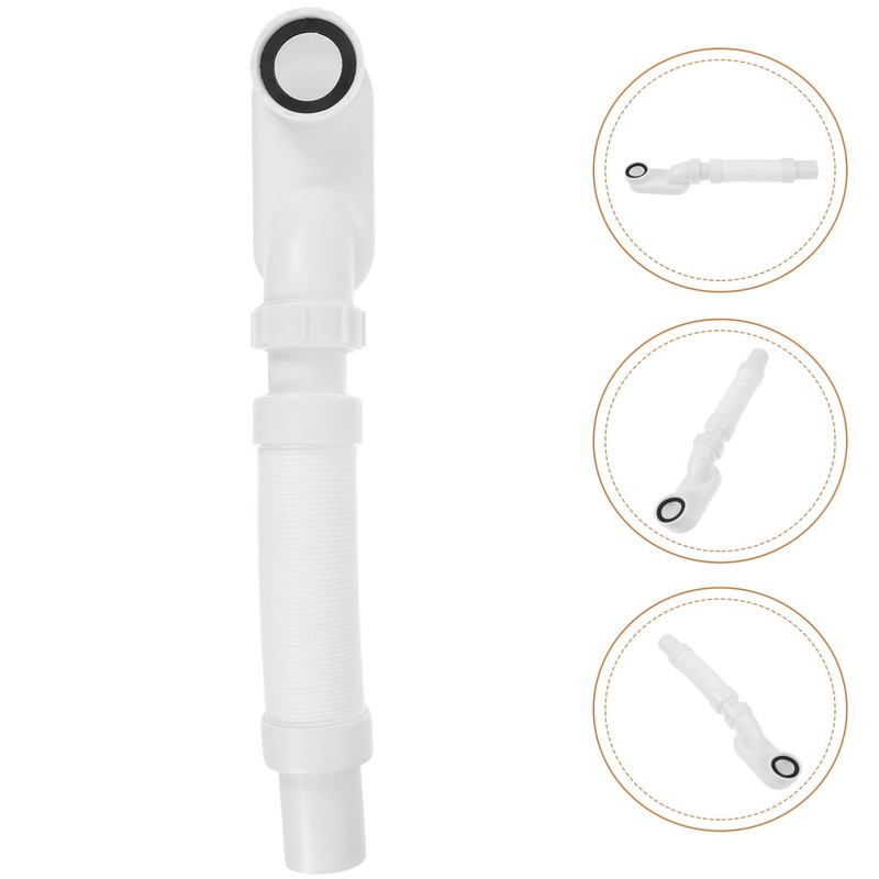 Uonlytech Bathtub Shower Drain Flexible Freestanding Tub Drain Kit Low