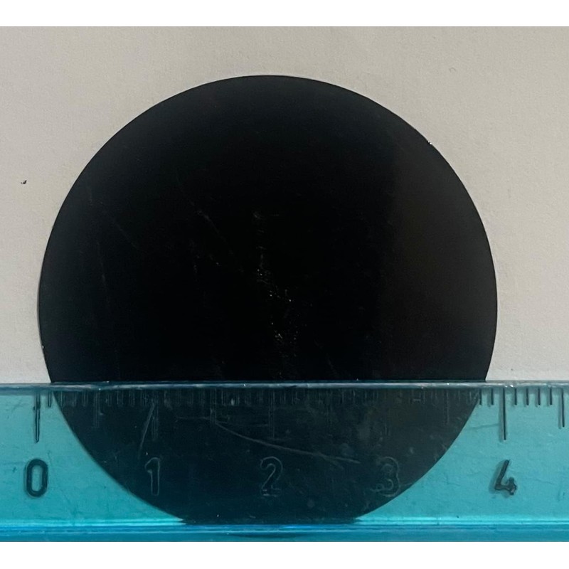 Anti-Tick Label Round 4 cm Black Deactivatable 8.2 MHz Pack
