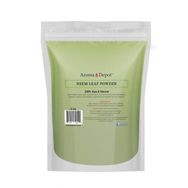 2 lb / 32 oz Neem Leaf Powder No Preservatives 100% All Pure & Natural Vegan, Non-GMO & Gluten Free, Great for Improving Immunity, Skin, Hair & Digestive Functions Azadirachta Indica