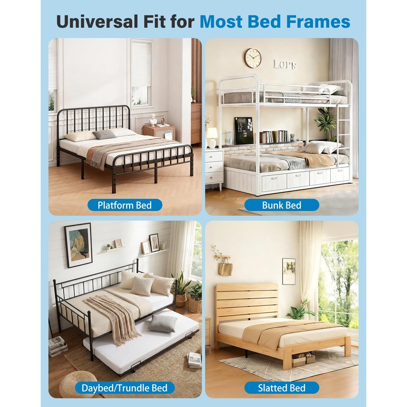 SAKSUN Bunkie Board Queen 60x80'' for Bedroom: Breathable & Moisture