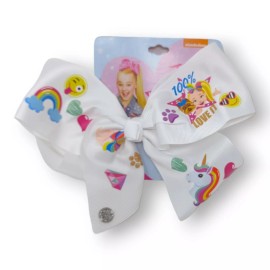 JoJo Siwa Hair Bow Rainbow, Unicorn, & BowBow Dog Soft Multicolored Bow New