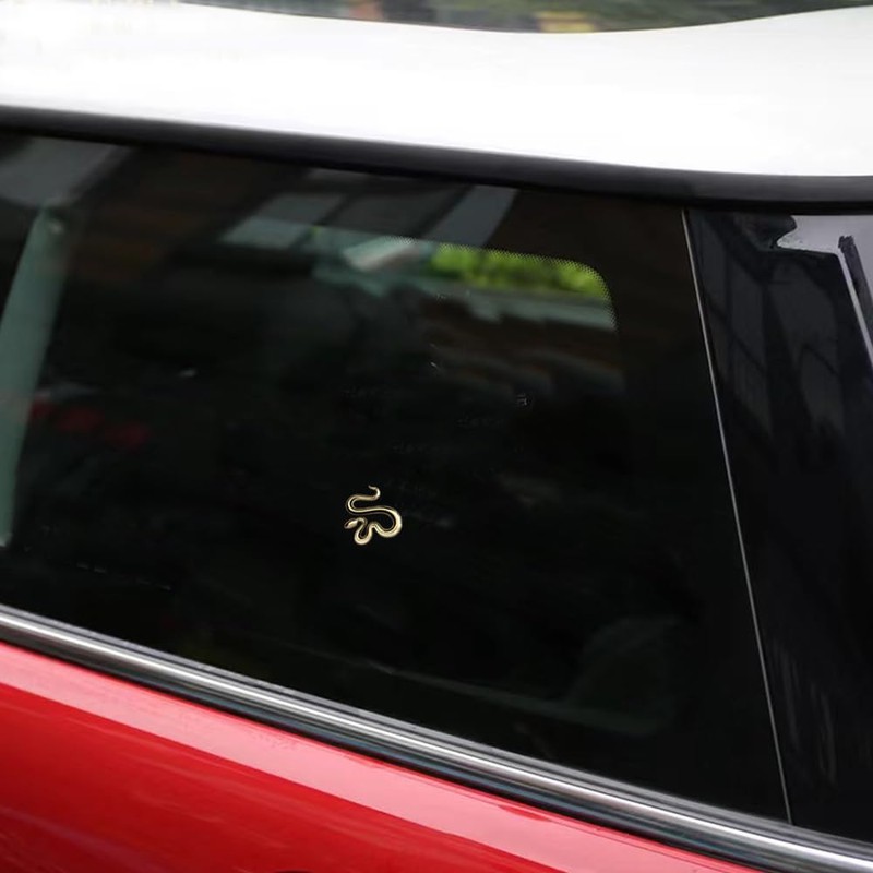 Snake Metal Car 3D Sticker Snake Emblem for Car Motorcycle