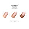 KISS ImPRESS KIMC009C - Manicura a presión, color rosa peevish