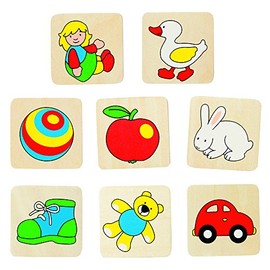 Memory Paddys Memo Game in Wooden Box