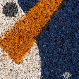 DII Christmas Welcome Mat Outdoor Natural Coir Doormat & Porch Décor, 17x29, Snowplace Like Home