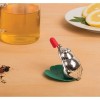 HIC Tea Infuser with Drip Tray, Frog and Lily Pad,